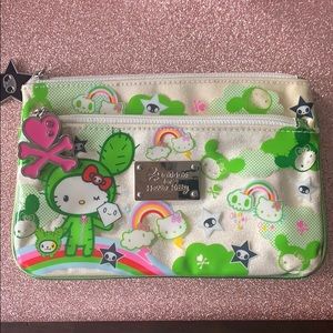 Gently used Tokidoki for Hellokitty pouch